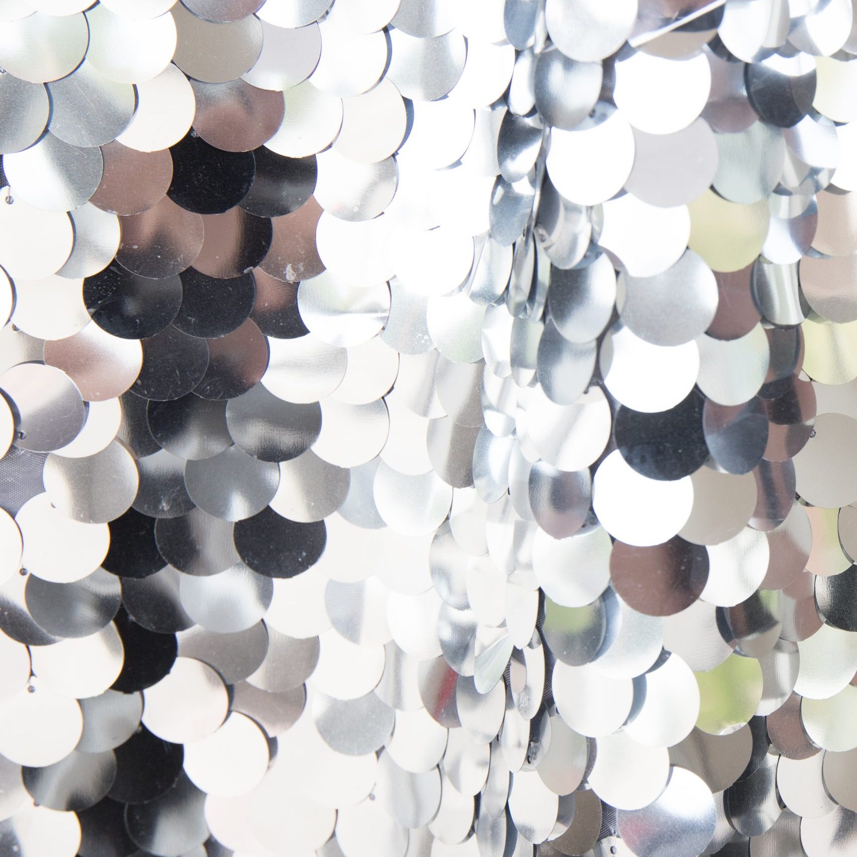Bright Silver Large Sequin